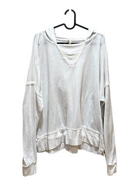 Free People Movement White Lightweight Hoodie